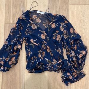 ASTR the Label wrap blouse